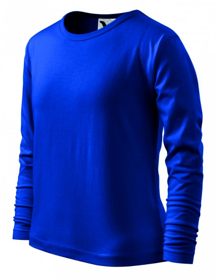 Dětské tričko dlouhý rukáv FIT-T LS 121 královská modrá vel. 110 - Obrázek